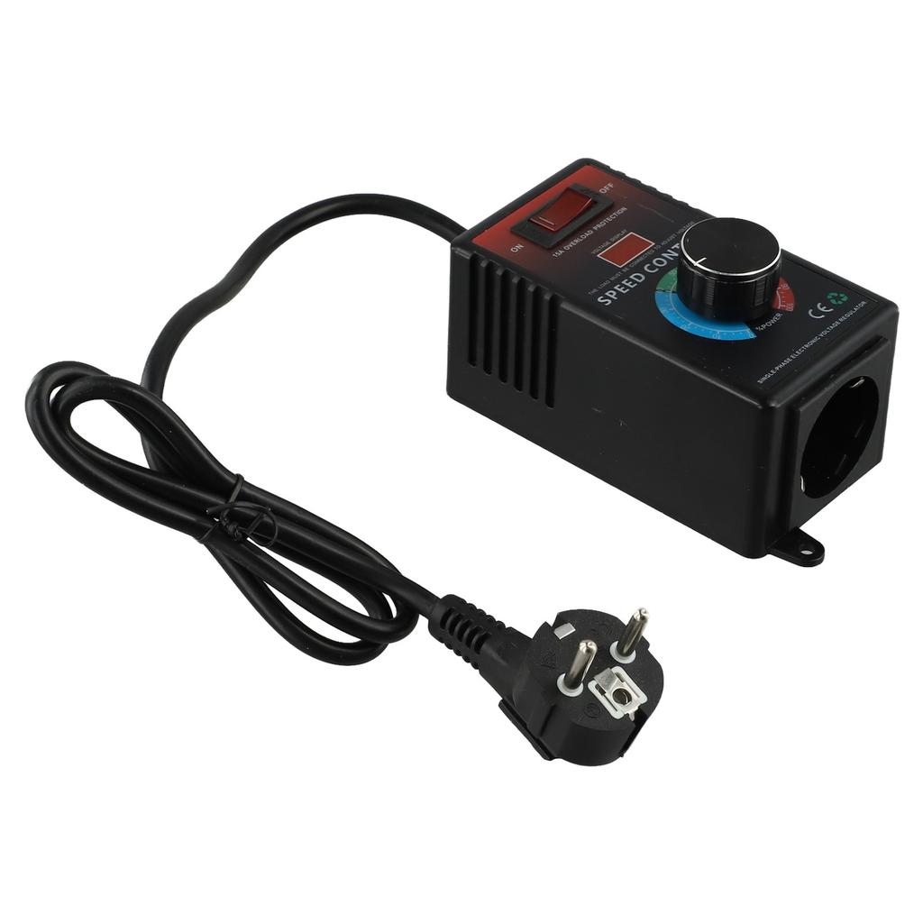 AC Spannungsregler Elektronischer Drehzahlregler Nur für Innengebrauch Flammhemmendes Gehäuse Einstellbarer Drehzahlregelschalter