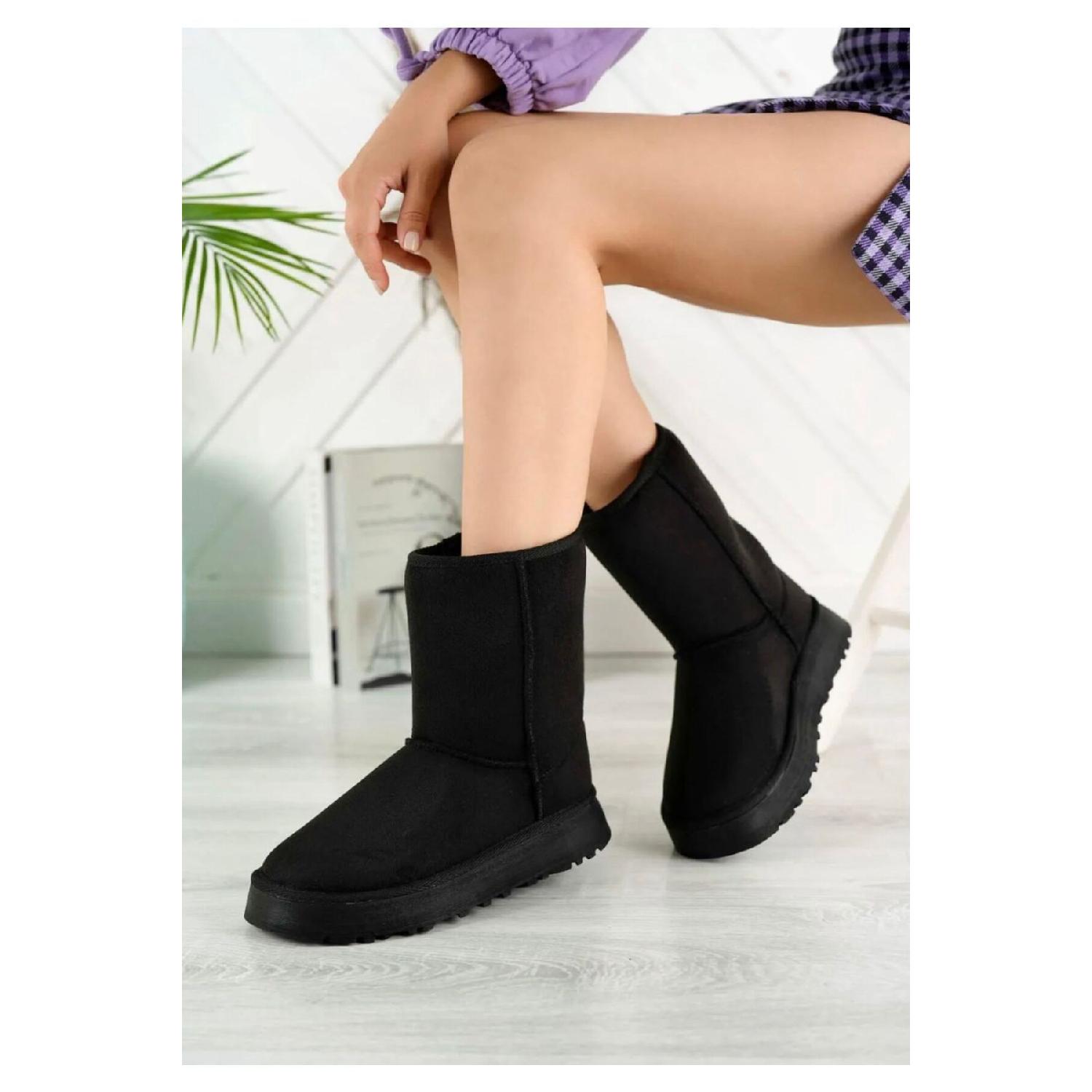 

Women s New Season Long Length Thick Sole Winter Boots With Feather Inside 36 античный бронзовый