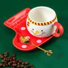 Christmas Ceramic Cup Snowman Shape Cup High Value Mug Coffee Cup