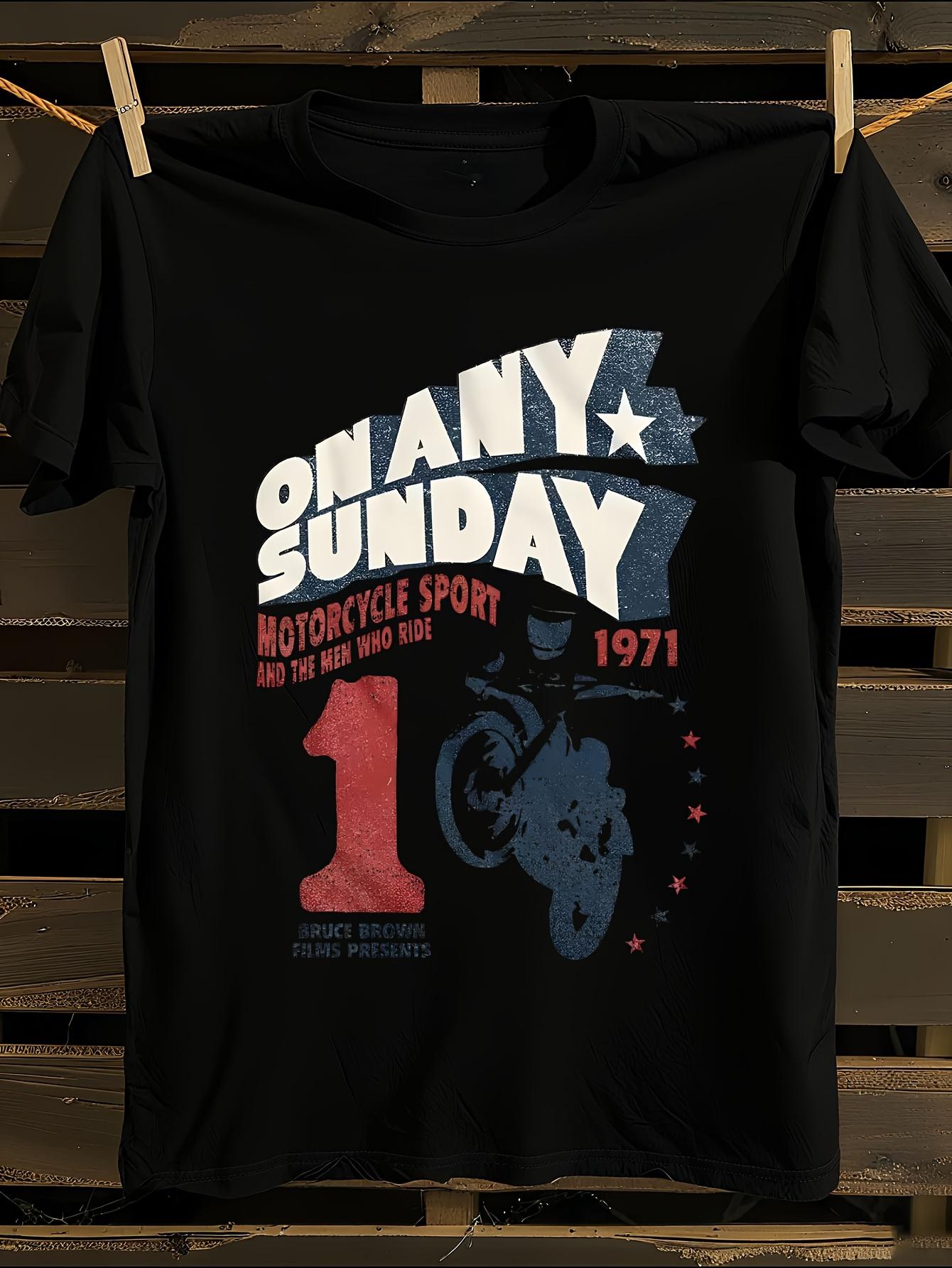 Bruce Brown Films On Any Sunday Movie Tshirt S