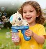 Enhanced Electric Bubble Gun with Lights: Safe, Leak-Free Outdoor Fun for Kids