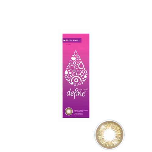 

1-Day Acuvue Define Moist Fresh Hazel, 30 линз, BC 8.5, PWR -1.00