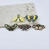 Creative Butterfly Brooch: Cartoon Insect Metal Badge with Oil Drip for Backpack and Clothing