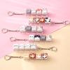 1Pcs Cute Cat Keyboard Fidget 4 Keys Creative Design Keycap Keyring Finger Button Kawaii Mechanical Keyboard Keychain