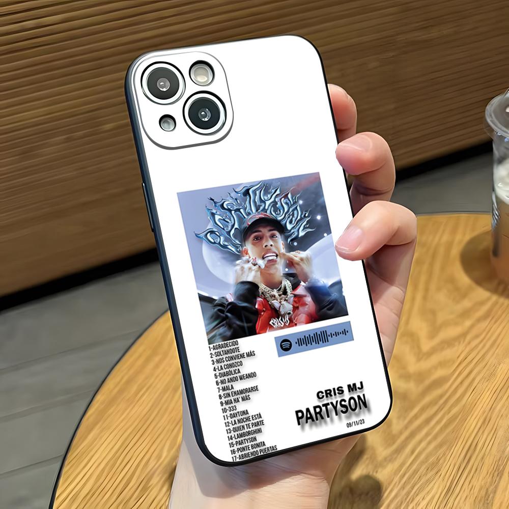 

Pop Singer Cris MJ-J Phone Case For IPhone 17 Pro Max 16 15 14 Pro Max 13 11 X Xs Xr 8 7Plus Silicone Cover iPhone 11 Pro
