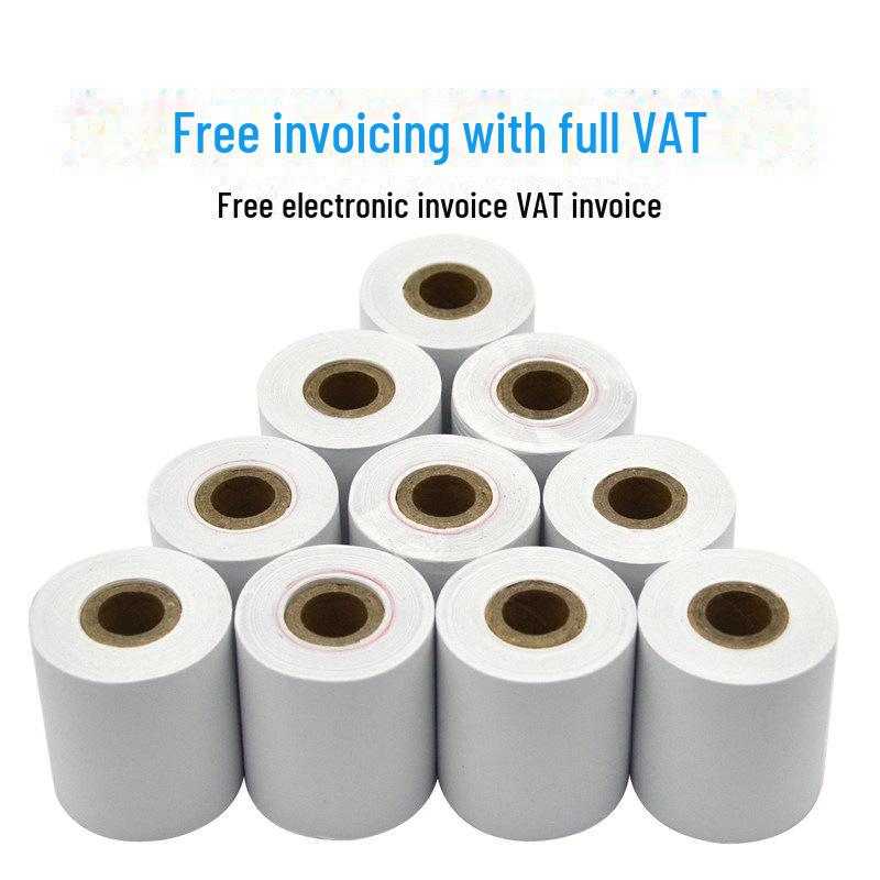 44×30mm White Pin-Type Scale Printing Paper, Double Offset