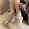 [Fanfna] Retro thick-soled non-slip snow boots for women's 2025 new autumn versatile soft-soled velvet cotton slippers