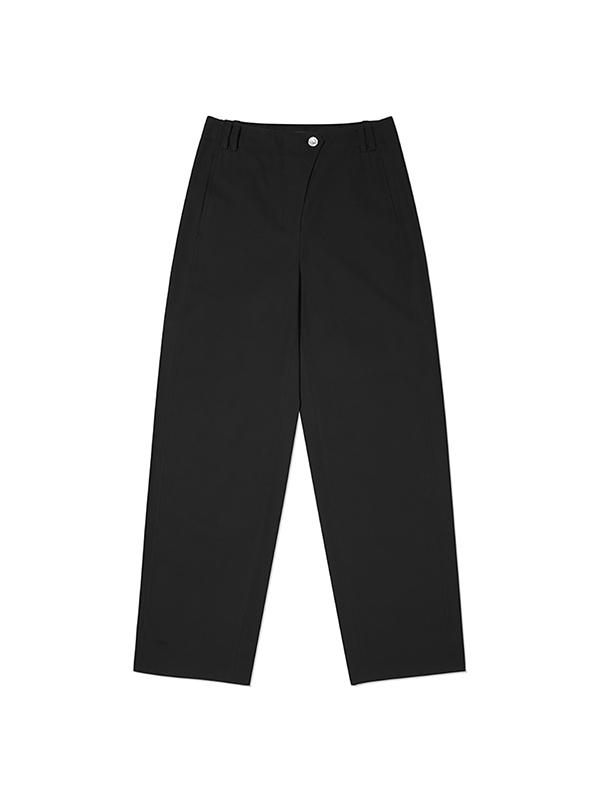 KIRSH Collection Curved Fit Cotton Pants [Charcoal]