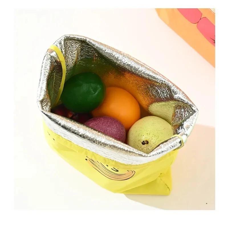 1pc/3pcs Reusable Insulated Fresh-Keeper Bag Drawstring Storage Organizer for Banana Lettuce Vegetable Fruit Fresh Keeping