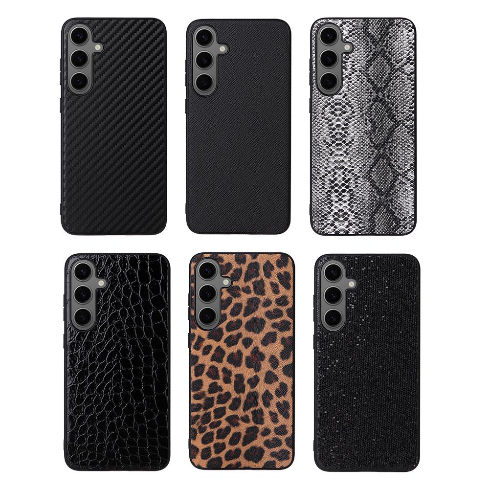 For Samsung Galaxy S25 Case PU Leather+TPU+PC Phone Back Cover