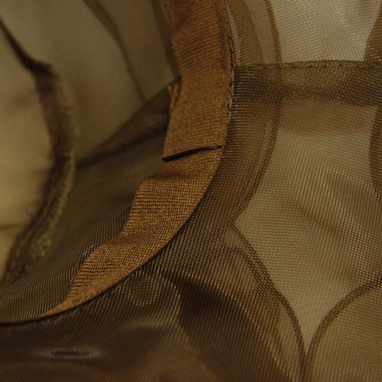 Chapéu de Sol Feminino Malha Transparente Decoração de Flor Cor Sólida Real Proteção Solar Estilo Princesa Vintage Elegante Chapéu de Casamento Adorno de Cabeça