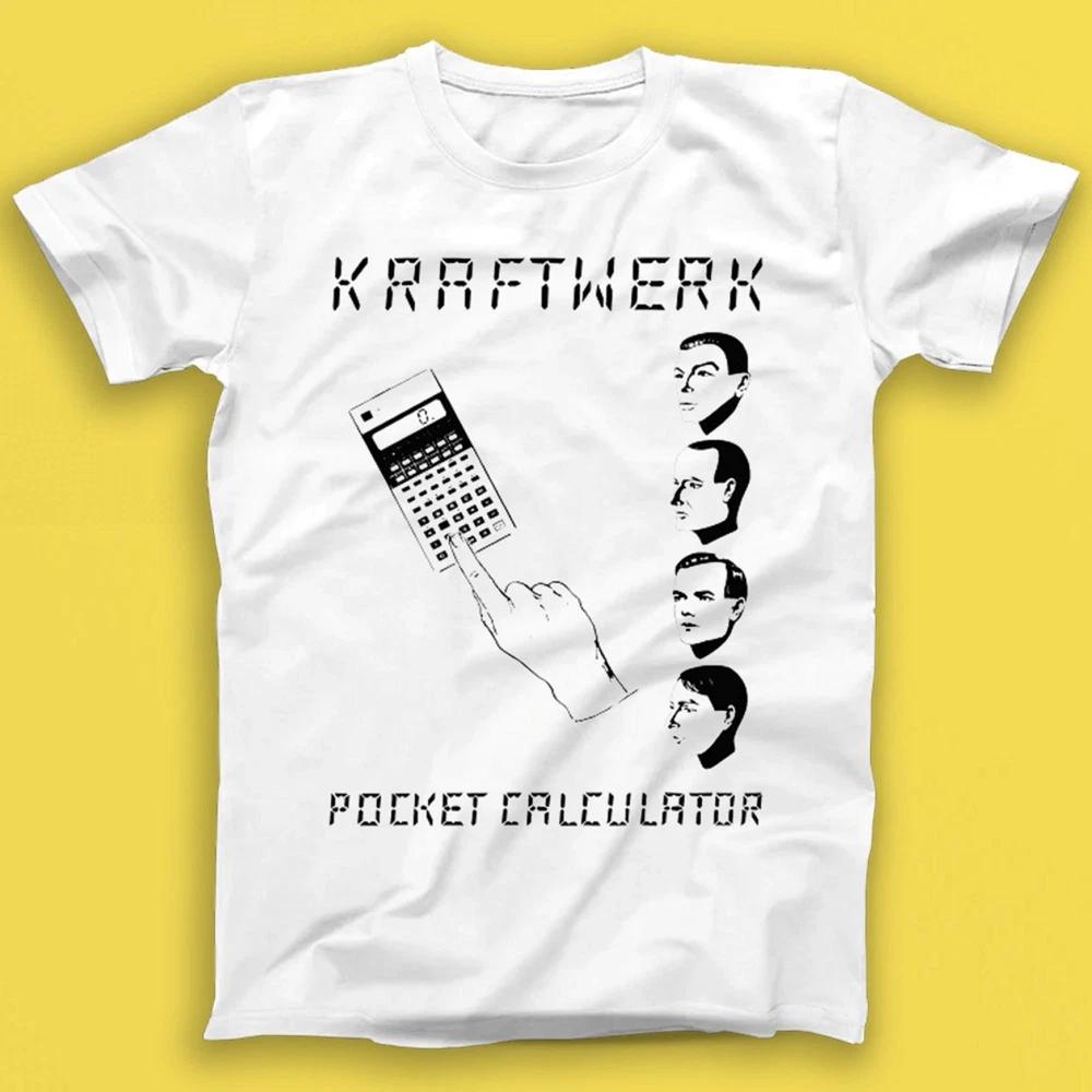 Kraftwerk Pocket Calculator Electronic Synth Pop Music Gift Tee T Shirt T1941 S