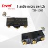 Tende TM-1303 Limit Switch, 15A 250VAC, Long Lever Roller, Original Edition