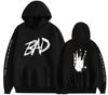 Trendy Rapper Fashion Fleece Hooded Long Sleeve Sweater Warm Jacket