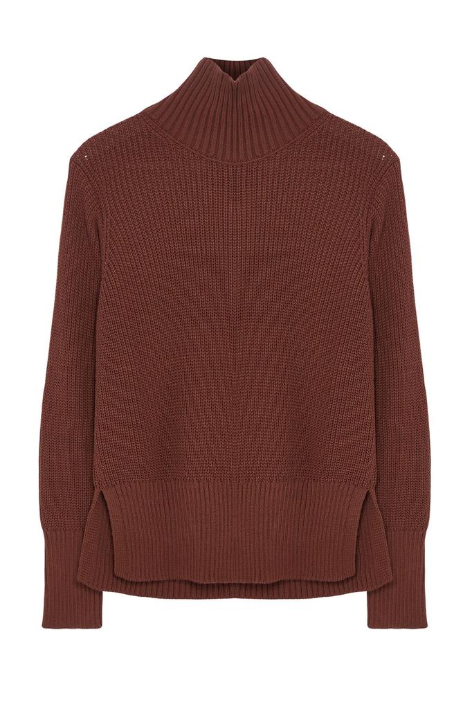 Women's Fashionable Stylish Sweater Navy Blue Collar Button Detailed Knitwear Sweater