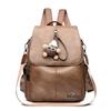 Vintage PU Rucksack Damen Pendler Große Kapazität Reise Rucksack Multifunktionale Umhängetasche