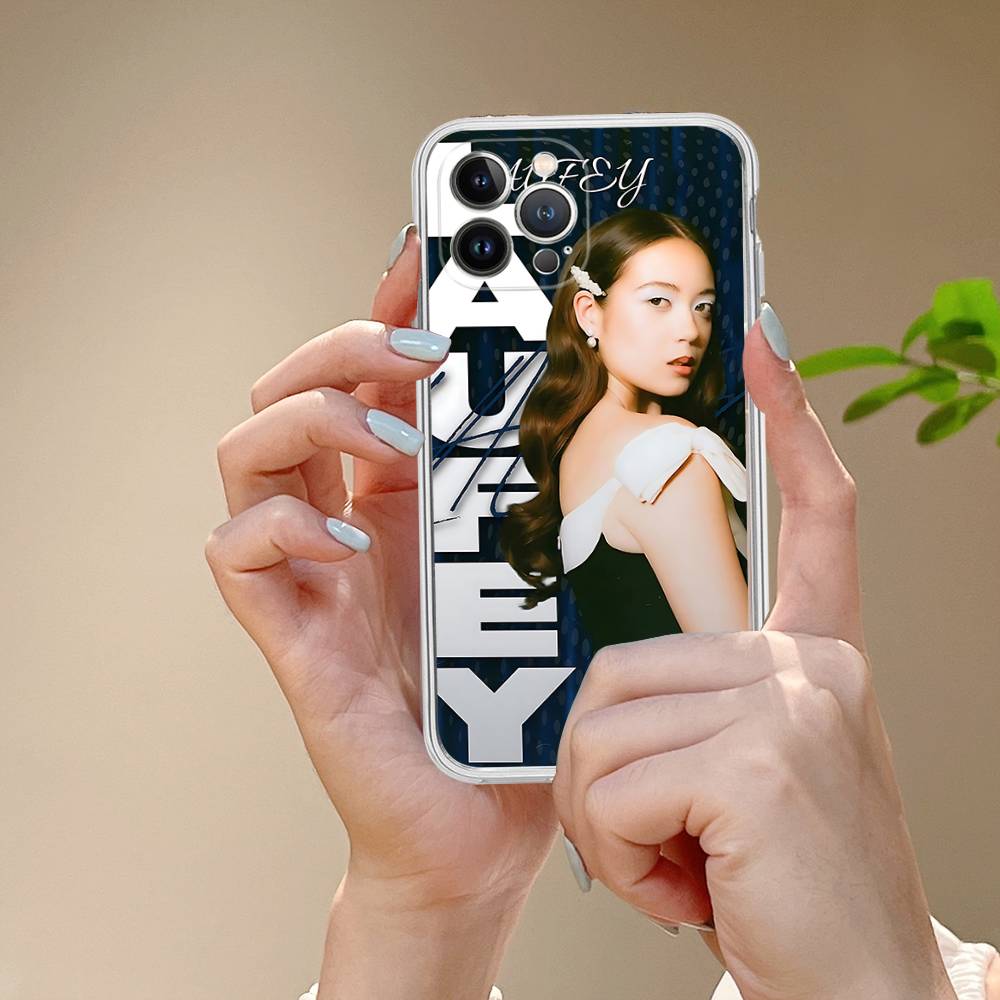 Singer L-LaufeyS For IPhone 17 16 15 14 13 12 11 Pro Max Plus Transparent Soft TPU Phone Cover