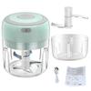 Yousheng Rechargeable Garlic Chopper 100/250ml Mini Food Processor for Vegetables Fruits Nuts Meat One-Button Operation Garlic Clay Machine