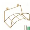 Supporto Robusto in Acciaio per Tubo da Giardino Staffa da Parete Scaffale Durevole per Stoccaggio Tubo per Organizzazione e Facile Accesso con Viti Incluse