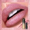 Diamond Pink Lipstick Shiny Pearl Sparkling Lip Gloss Makeup Pearlescent Red Sexy Metallic Glitter Lipstick Waterproof Cosmetics
