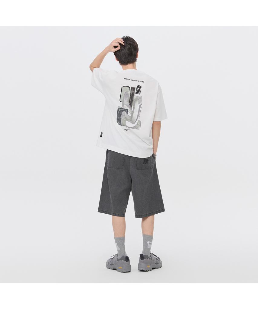 Keoseuuteommellou [Vincent] White Graphic T-Shirt Cwtam26495Whx