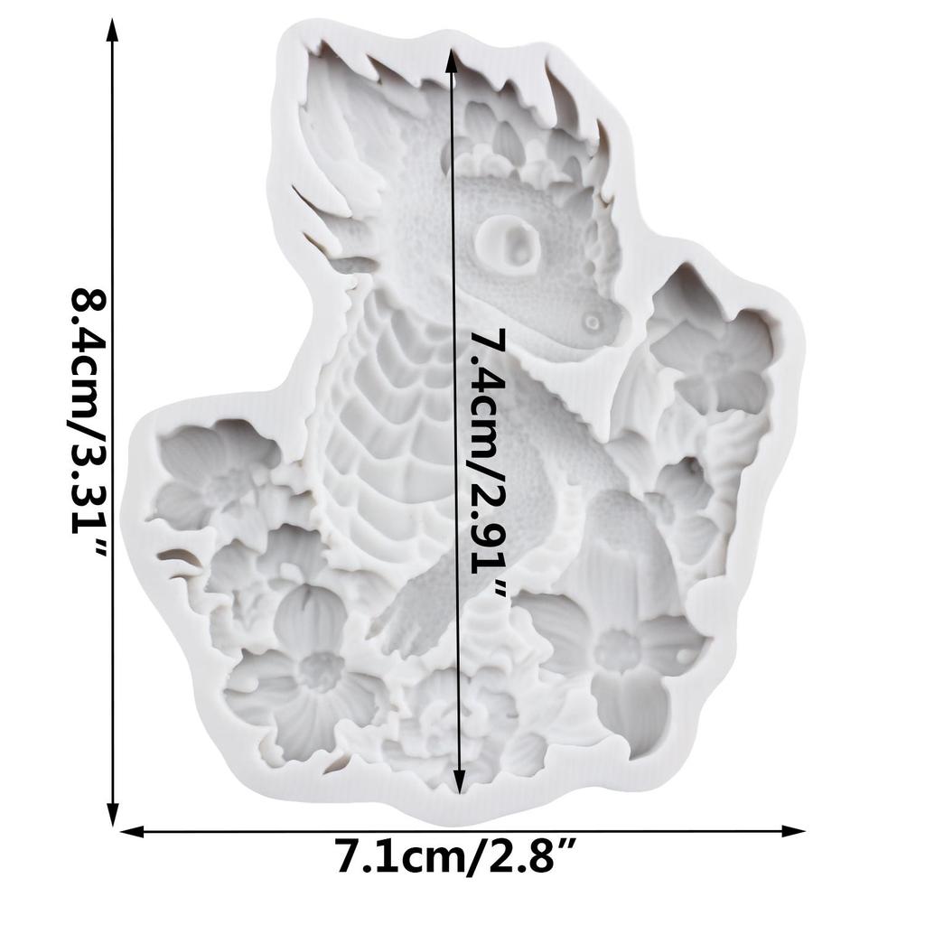 Dragon Silicone Molds Dragon Fondant Mold Cake Decorating Tools Cupcake Topper Candy Chocolate Gumpaste Mold