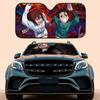 Anime D-Dandadan Car SunShade Car Sunshade Covers Cover Universal Windscreen Folding Visor