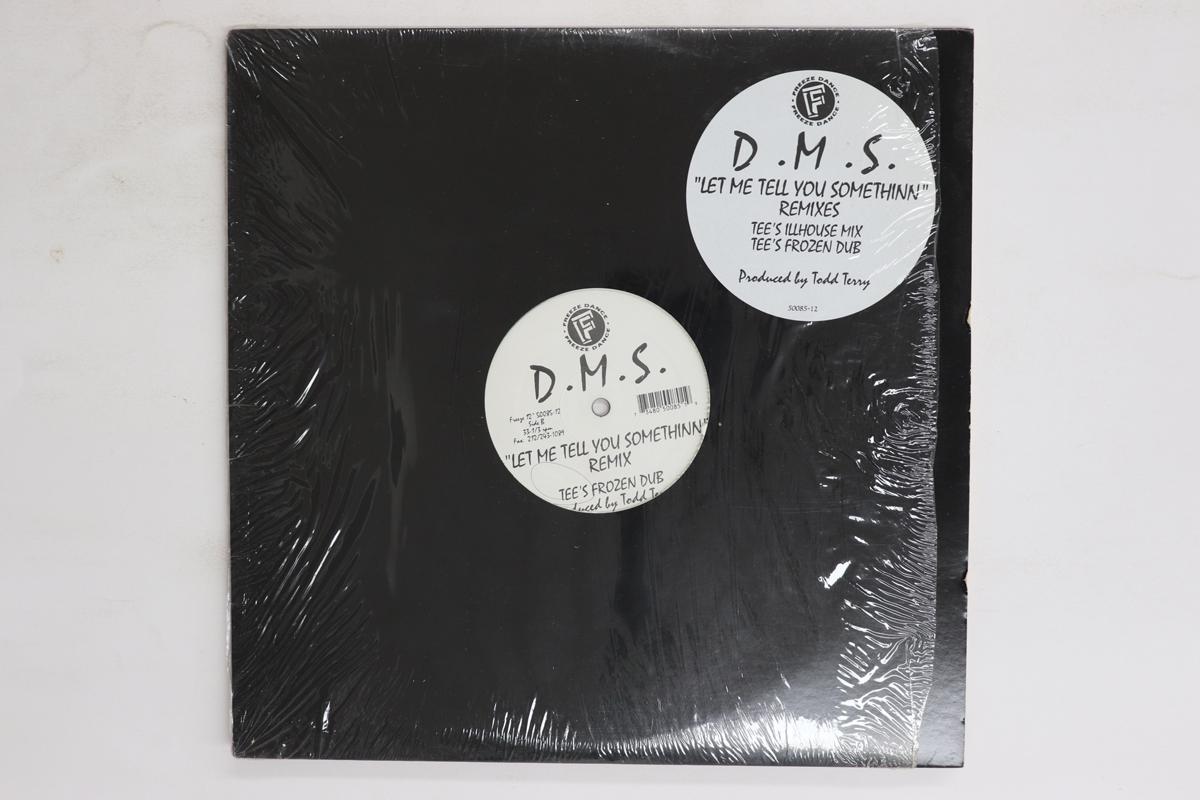 

12inch Record D.M.S. Let Me Tell You Somethinn Remixes 5008512 Freeze Dance 1996 US Dance Electronica Used