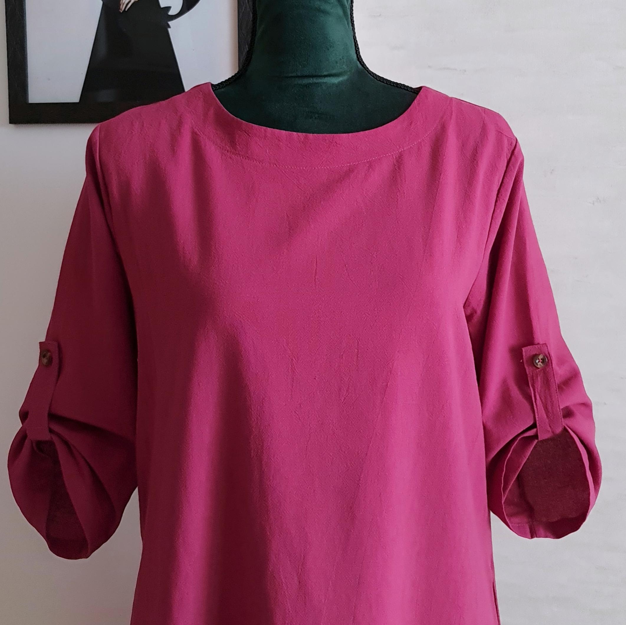 Модное платье с круглым вырезом — фото 6