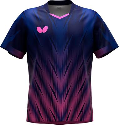 Spielbekleidung Fraser Shirt Marine L [Butterfly] (Tischtennis) 178