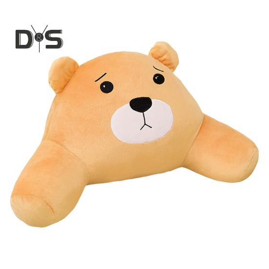 Throw Pillow Cartoon Animal Shape Elastic Fully Filling Plush Stuff Toy Sofa Bed Couch Decoration Office Nap Pillow Chair Waist Protector Car Seat