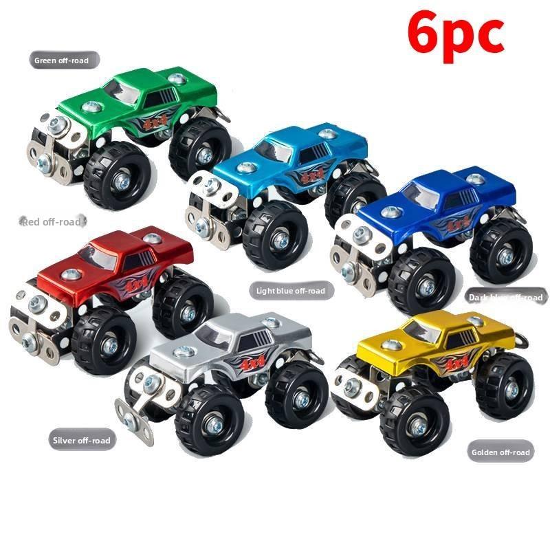 Childrens Diy Metal Assembly Kit With Offroad Motorcycle Model For Educational Play