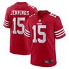 2026 NFL Short Sleeve Jersey San Francisco 49ers Embroidered Football