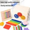 Montessori Color & Shape Recognition Building Blocks for Toddlers