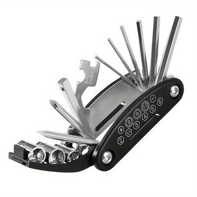 Portable Multi-purpose Tools Multi-purpose Folding Screwdriver Motorcycle Bicycle Repair Tools Hexagonal Wrench Pocket Tool