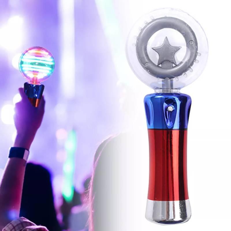 Colorful Glowing Led Light Stick Sphere Perfect For Concerts And Children's Performances