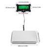 661 Lbs Electronic Postal Scale 50g   Integrated Stainless Steel Digital Scale with LCD Backlight Display Shipping Scales with Auto offCelsius