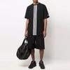 Y-3 CH1 Stripes Short-Sleeve T-Shirt Black Men Tops HG6095