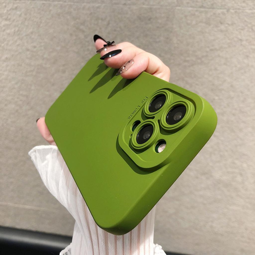 Luxuriöse Weiche Matte Lila Handyhülle Für iPhone 11 12 13 14 Pro Max XS X XR 7 8 Plus Original Flüssigsilikon Stoßfeste Hülle