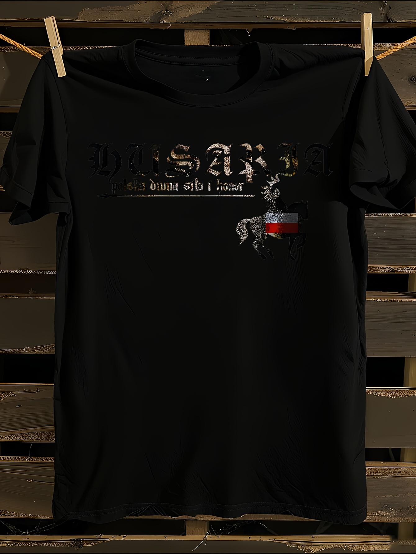 Husaria Patriotic Polish Flag T-shirt XXXL