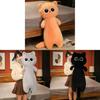 Cute Large Eye Cat Plush Toy Bed Soft Stuffed Animal Gift For All Ages