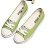 Belles neue atmungsaktive Sommer-Segeltuchschuhe mit niedrigem Schaft für Damen, Freizeit, Studenten, flache Sohle, einzelne Schuhe