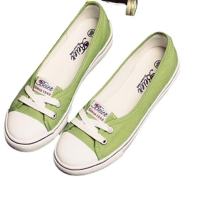 Belles neue atmungsaktive Sommer-Segeltuchschuhe mit niedrigem Schaft für Damen, Freizeit, Studenten, flache Sohle, einzelne Schuhe