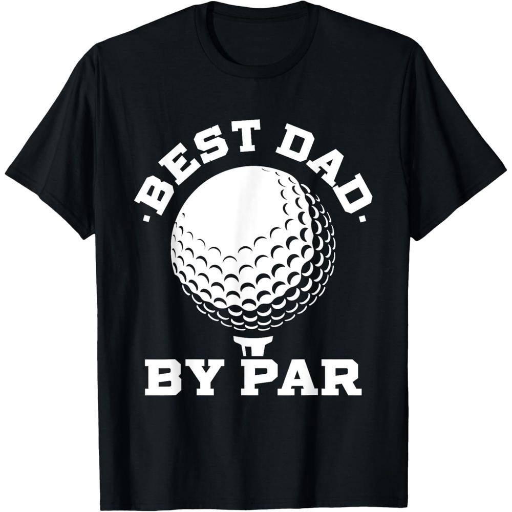 Best Dad by Par - Funny Golf Player Father s Day T-Shirt XS чёрный