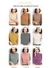 Women's Loose Knit Half Turtleneck Sweater - Long-Sleeve, Large Size Pullover for Autumn & Winter.