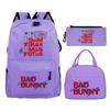 For All Teen Pop Singer Print Rucksack USB Charging Interface Big Organizer Rucksack Back To School Trip Daily School Book Carrier