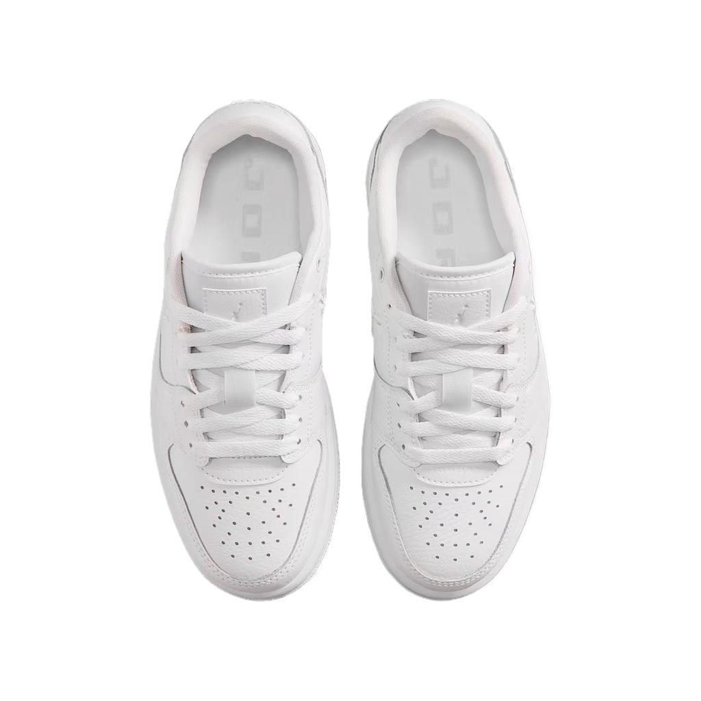 Air Jordan Court Connect Low GS White Pure Platinum Kids Sneakers IQ6016-100