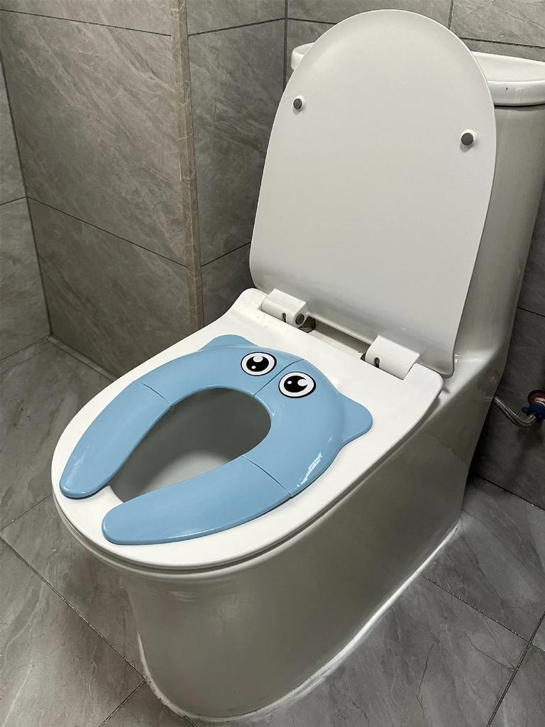 Reisegröße Kinder Reisegröße Töpfchen-Sitzpolster Säugling Faltbare Toilettentraining-Sitzbezug Baby Kleinkind Urin-Assistent Kissen Kinder Topf-Sitz