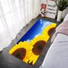 Door Mats Interior Foot Rug Sun Flower Welcome Floor Mat Rectangle Soft Hallway Carpet Kitchen Rugs Fluffy Home Decoration