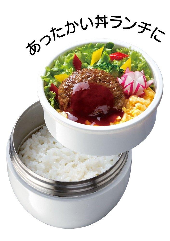 Skater Insulated Lunch with Folding Lilac LDNO6AG68018 Jar, 540ml, Handle, Antibacterial, Gray,